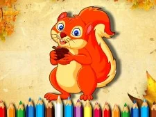 Squirrel Coloring Book